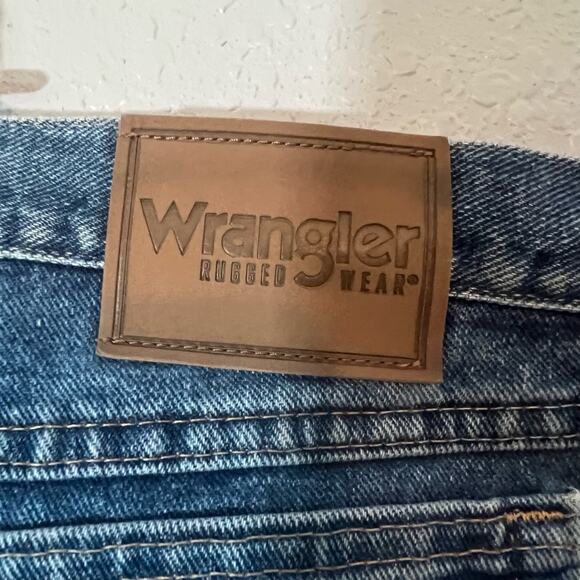 Wrangler Rugged Wear 58X24 Plus Denim Jeans Pants Bottoms Men - Picture 5 of 9
